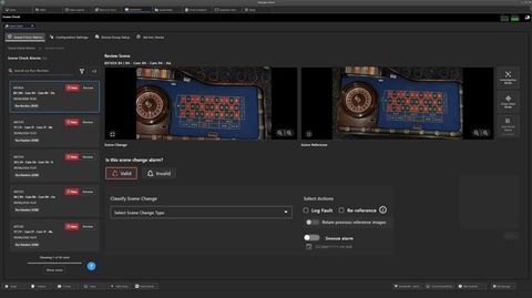 Scene Check helps casino operators by automating a process that is highly manual in many surveillance operations. Image courtesy of Synectics Scene Check helps casino operators by automating a process that is highly manual in many surveillance operations.