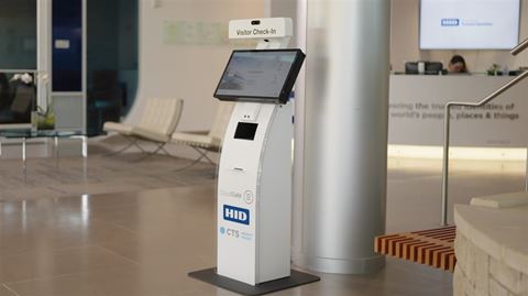 By combining document authentication, facial verification and visitor management into a single solution, the kiosk helps security teams streamline visitor processing. Image courtesy of HID By combining document authentication, facial verification and visitor management into a single solution, the kiosk helps security teams streamline visitor processing.
