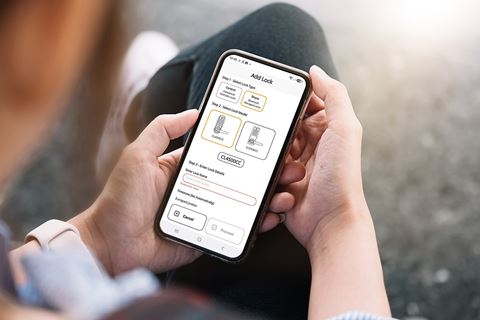 Connectshare locks offer three access modes: user code, RFID card and mobile phone. Image courtesy of Codelocks Connectshare locks offer three access modes: user code, RFID card and mobile phone.