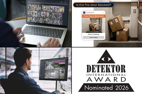 Security Center SaaS from Genetec, IVA Pro Context from Iqsight and AI Visual Check from Openeye have been nominated for the Detektor International Award 2026. Security Center SaaS from Genetec, IVA Pro Context from Iqsight and AI Visual Check from Openeye have been nominated for the Detektor International Award 2026.