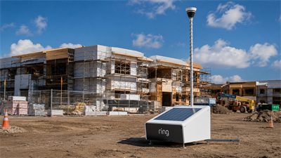 As a Ring preferred partner, Iloq technology is now integrated with the Ring Mobile Security Tower. Image courtesy of Iloq As a Ring preferred partner, Iloq technology is now integrated with the Ring Mobile Security Tower.
